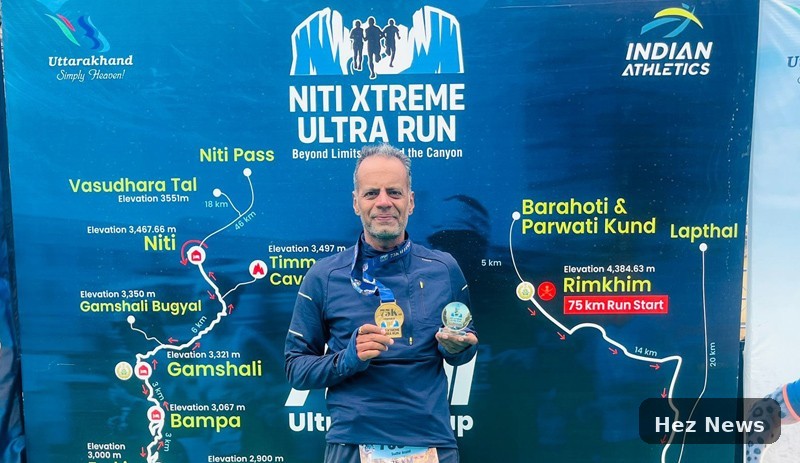 Sudhir Anand: First Jammu Runner to Conquer NITI XTREME ULTRA