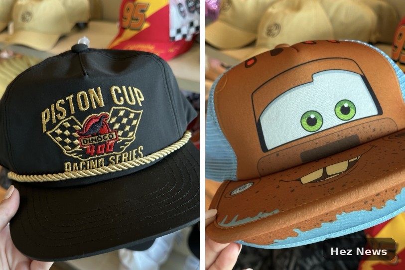 New Cars-Inspired Hats Launch at Disney Springs