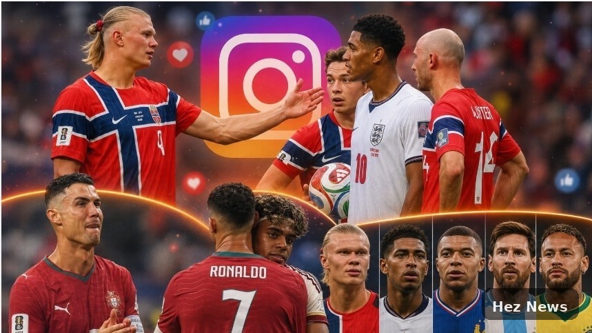Ronaldo Retains Instagram Crown Amid Haaland's Rise